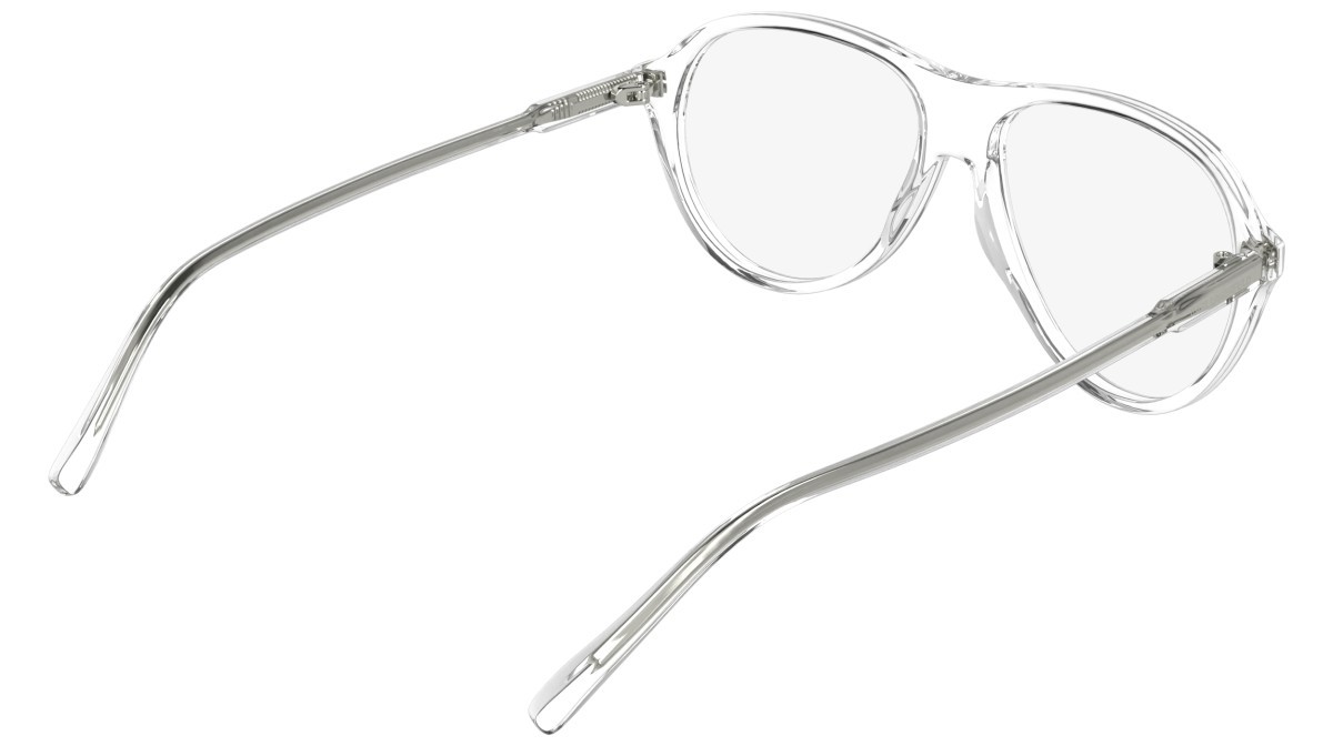 Occhiali da vista Karl Lagerfeld KL6217 (000) colore crystal clear forma aviator 