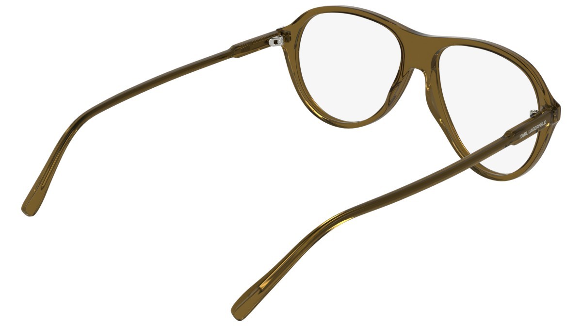 Occhiali da vista Karl Lagerfeld KL6217 (210) colore light brown forma aviator 
