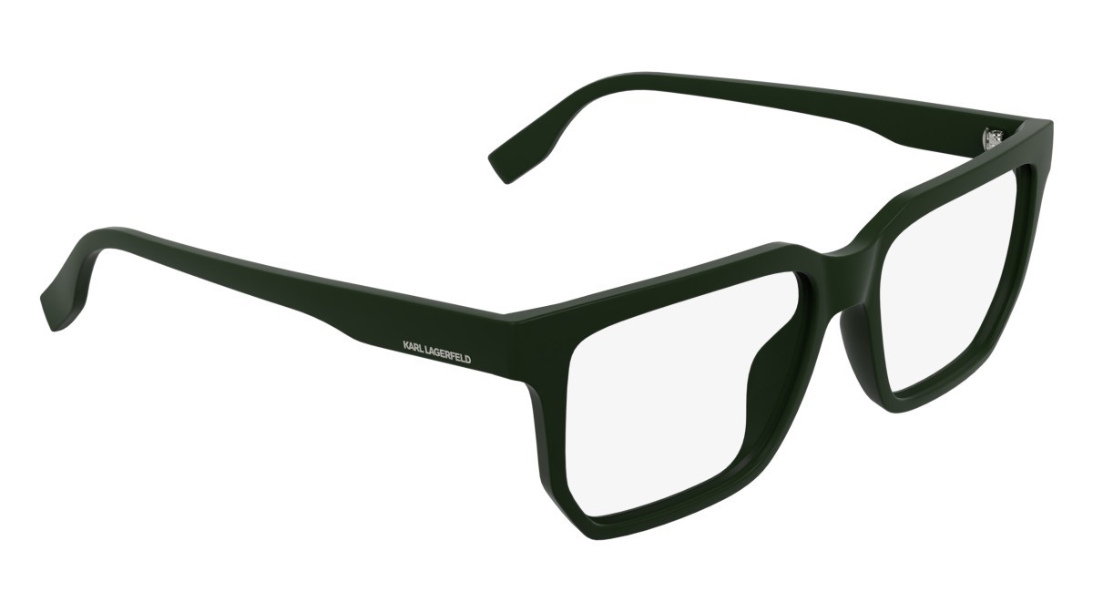 Occhiali da vista Karl Lagerfeld KL6219 (275) colore matte khaki forma rettangolare 