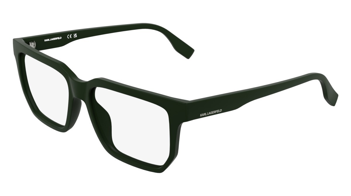 Occhiali da vista Karl Lagerfeld KL6219 (275) colore matte khaki forma rettangolare 