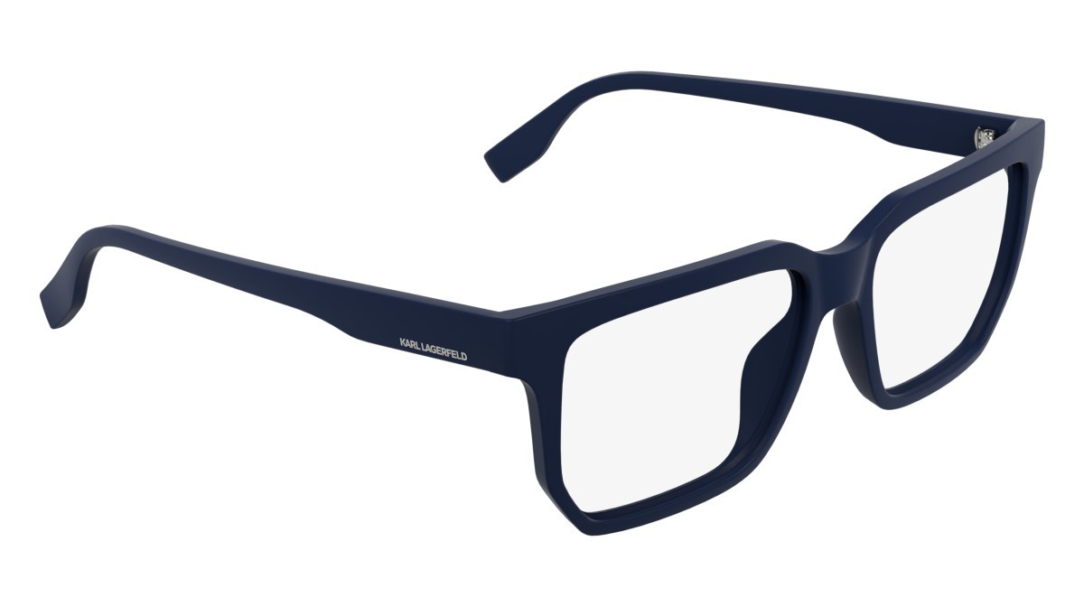 Occhiali da vista Karl Lagerfeld KL6219 (401) colore matte blue forma rettangolare 