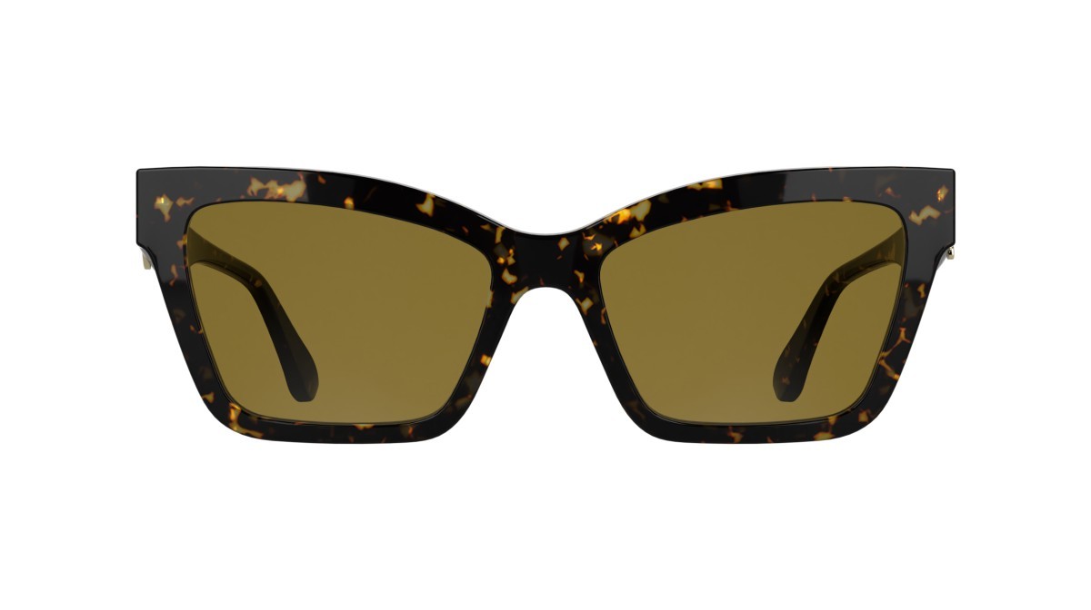 Occhiali da sole Karl Lagerfeld KL6220S (242) colore dark tortoise forma rettangolare lenti solid brown