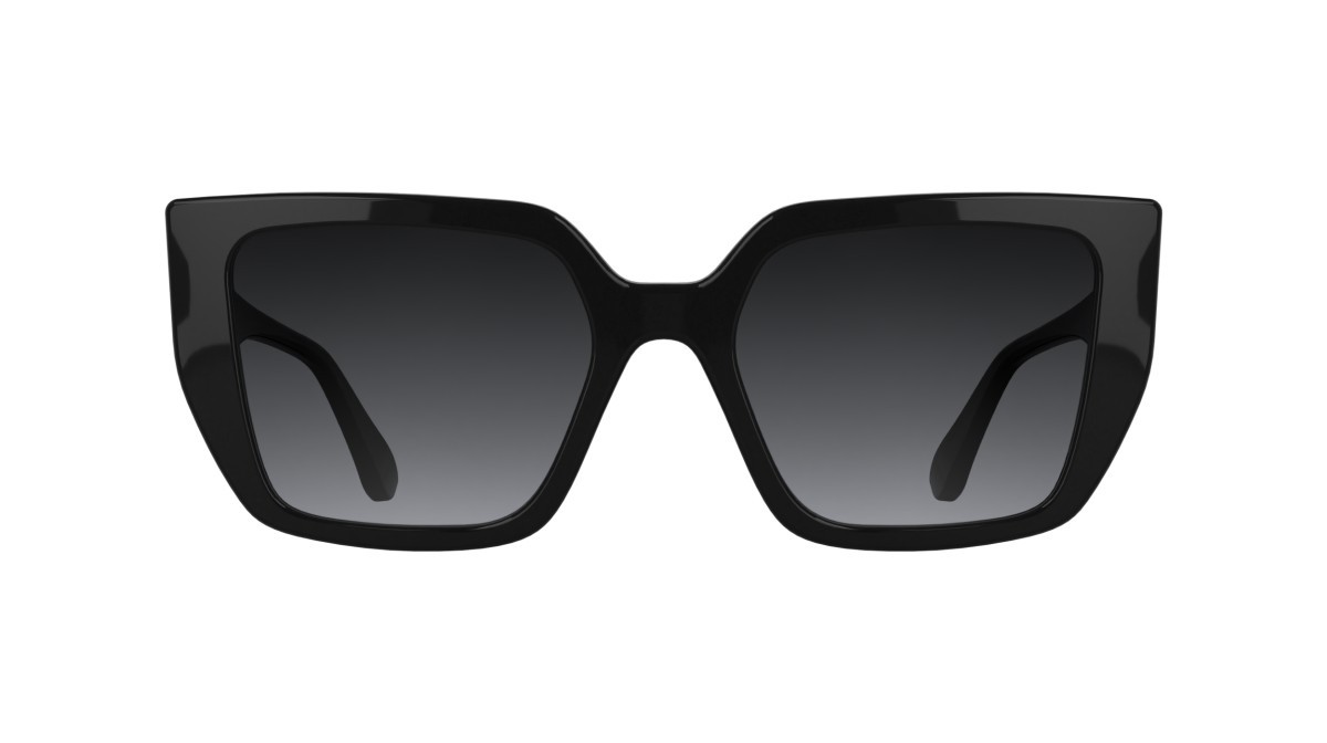 Sunglasses Karl Lagerfeld KL6221S (001) color black shape cat eye lenses gradient grey
