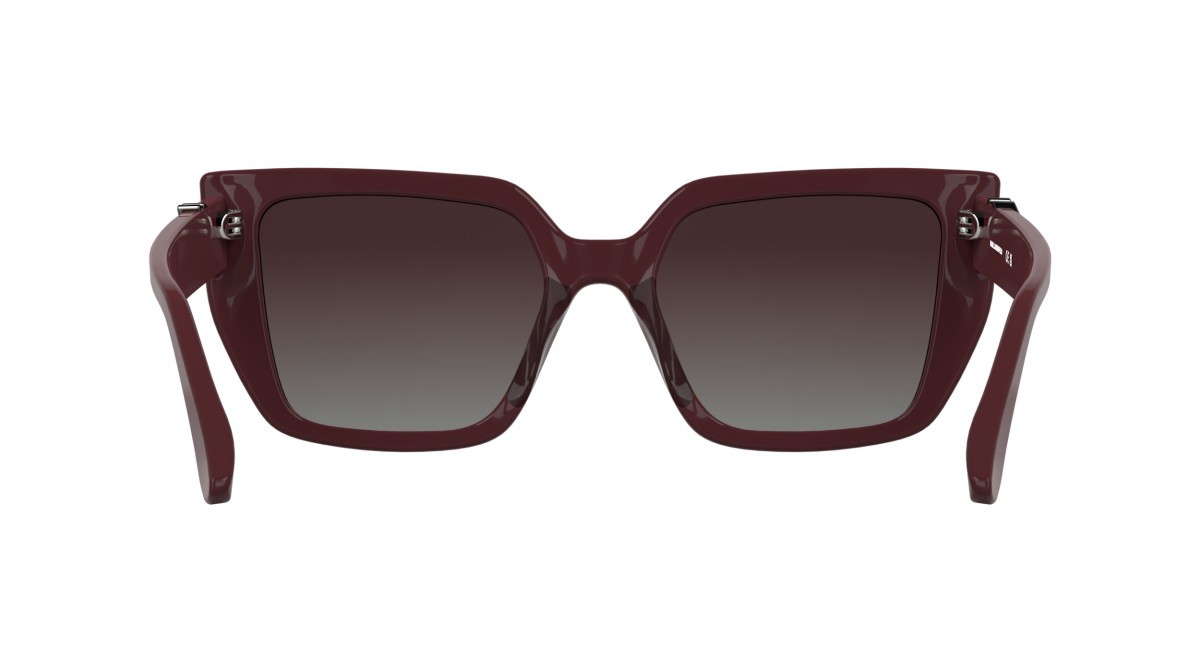 Sunglasses Karl Lagerfeld KL6221S (602) color wine shape cat eye lenses double gradient wine/grey