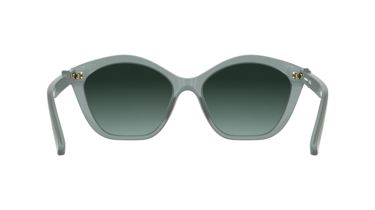 Occhiali da sole Karl Lagerfeld KL6222S (450) colore azure forma cat eye lenti gradient dark green/aqua