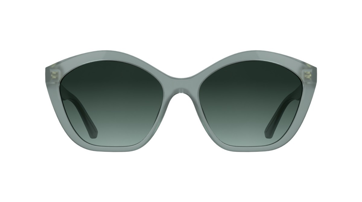 Occhiali da sole Karl Lagerfeld KL6222S (450) colore azure forma cat eye lenti gradient dark green/aqua