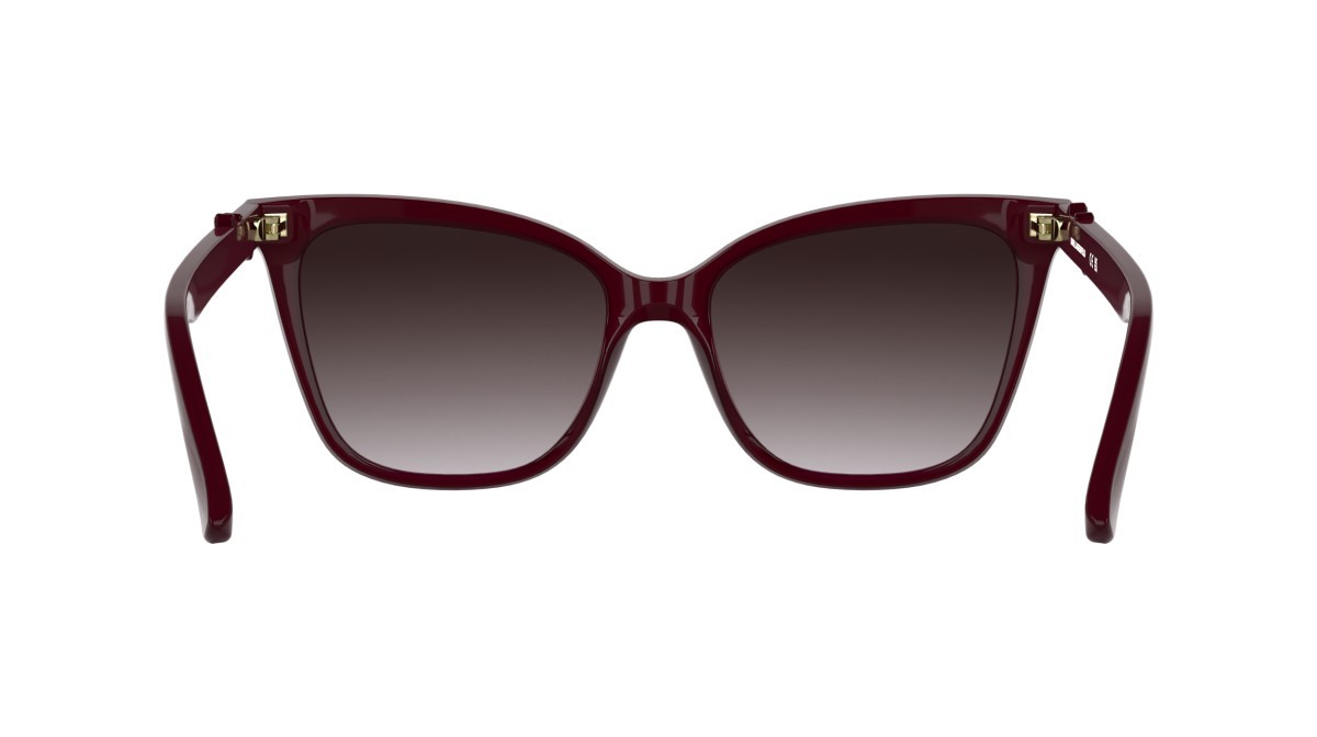 Occhiali da sole Karl Lagerfeld KL6223S (601) colore burgundy forma rettangolare lenti gradient mauve