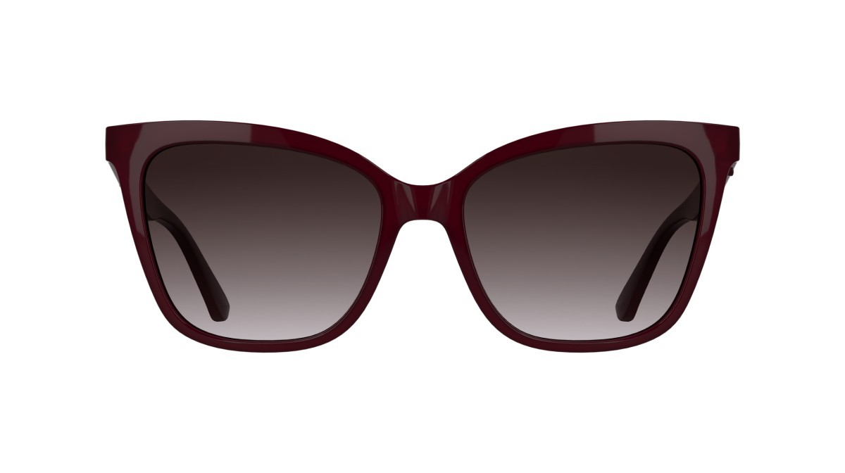 Occhiali da sole Karl Lagerfeld KL6223S (601) colore burgundy forma rettangolare lenti gradient mauve