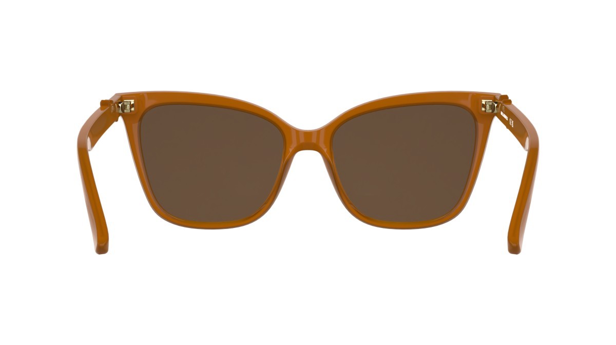 Occhiali da sole Karl Lagerfeld KL6223S (800) colore orange forma rettangolare lenti solid brown