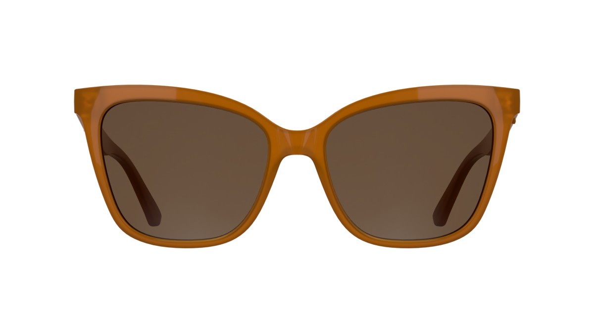 Occhiali da sole Karl Lagerfeld KL6223S (800) colore orange forma rettangolare lenti solid brown