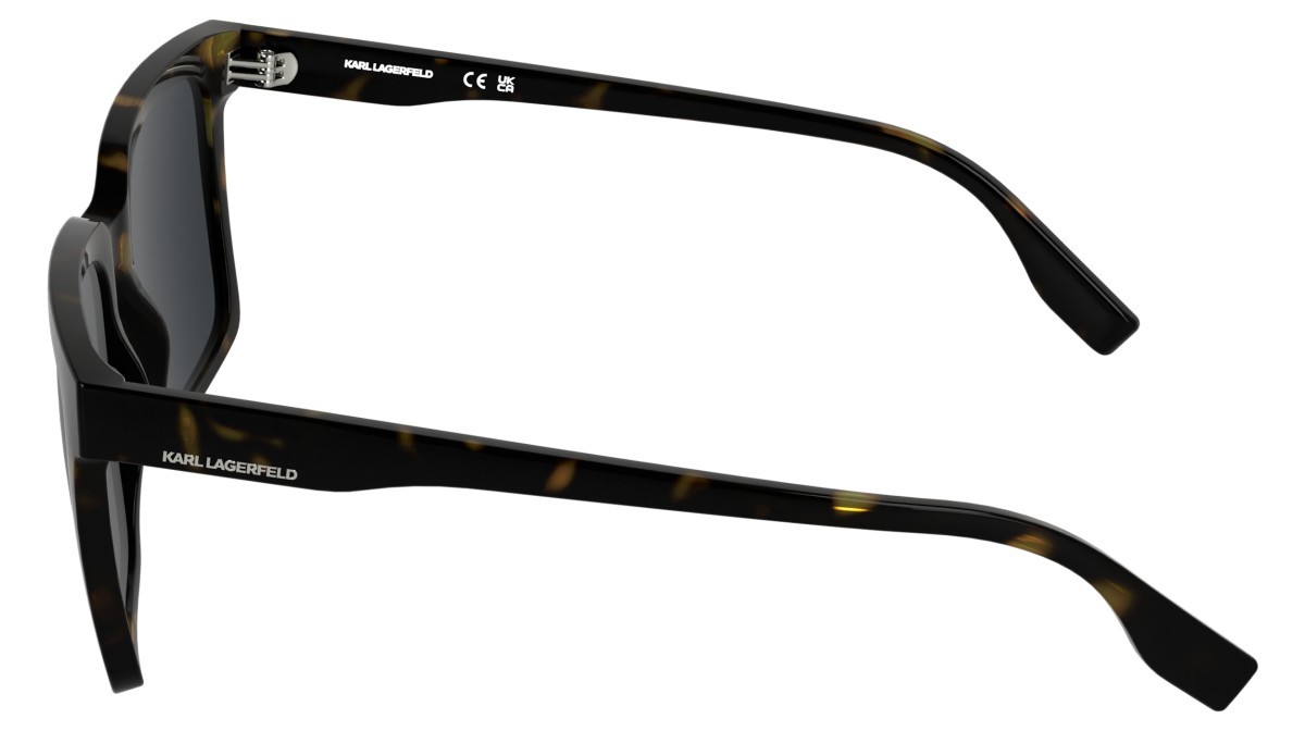 Occhiali da sole Karl Lagerfeld KL6224S (242) colore dark tortoise forma rettangolare lenti solid smoke