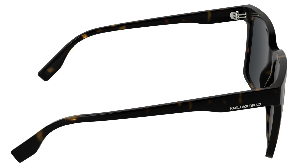 Occhiali da sole Karl Lagerfeld KL6224S (242) colore dark tortoise forma rettangolare lenti solid smoke