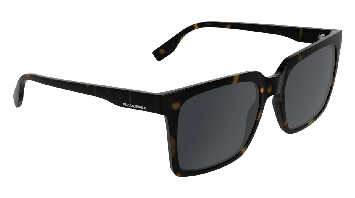 Occhiali da sole Karl Lagerfeld KL6224S (242) colore dark tortoise forma rettangolare lenti solid smoke