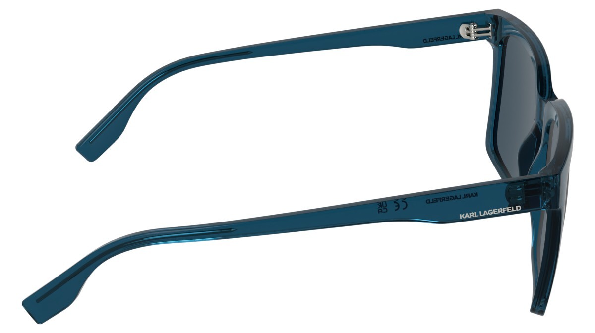 Occhiali da sole Karl Lagerfeld KL6224S (400) colore blue forma rettangolare lenti solid blue
