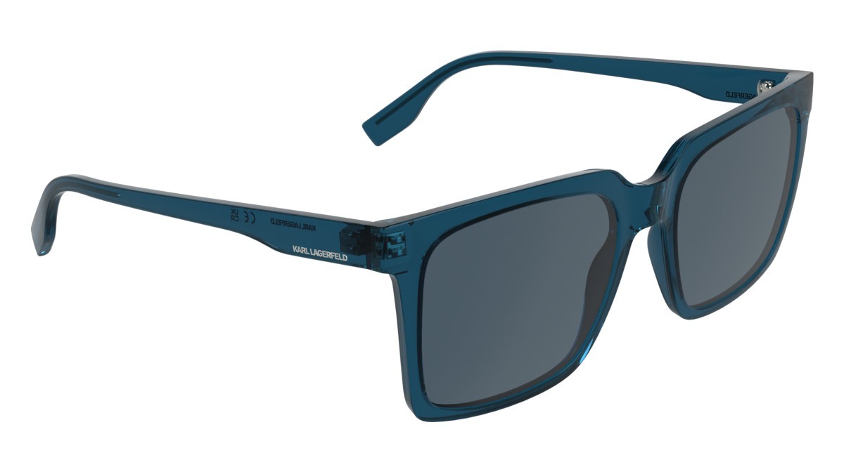 Occhiali da sole Karl Lagerfeld KL6224S (400) colore blue forma rettangolare lenti solid blue