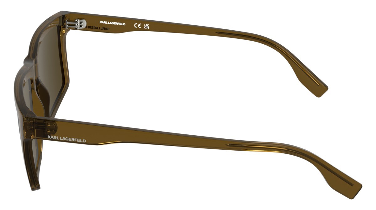 Occhiali da sole Karl Lagerfeld KL6225S (210) colore light brown forma rettangolare lenti solid brown