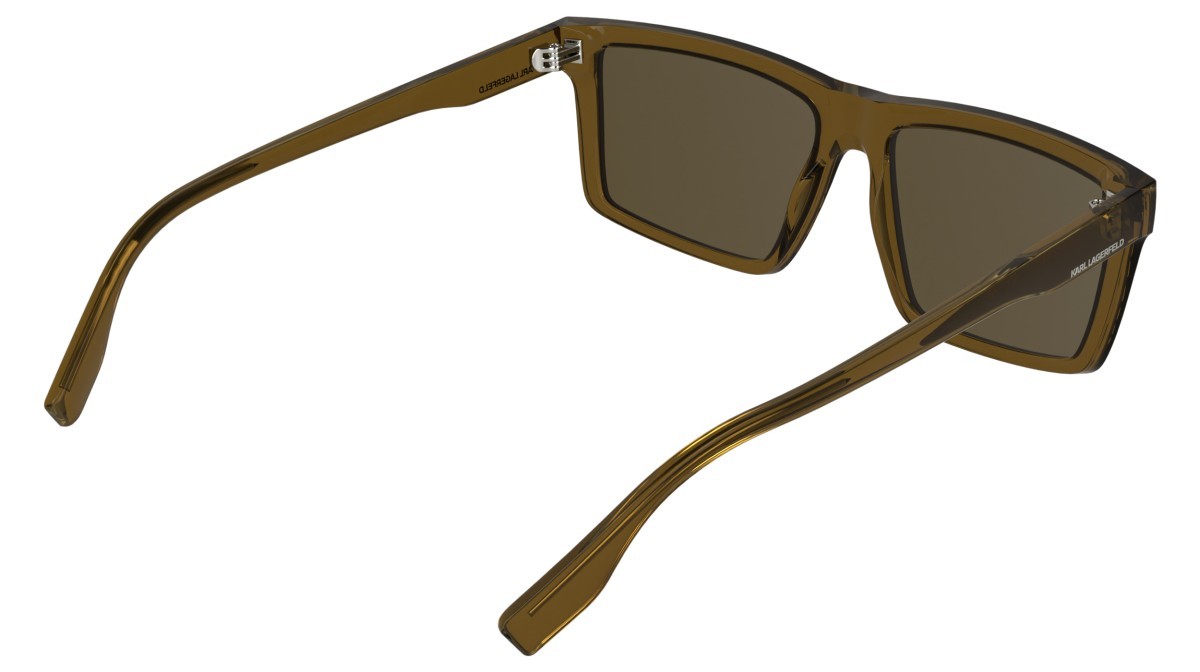 Occhiali da sole Karl Lagerfeld KL6225S (210) colore light brown forma rettangolare lenti solid brown