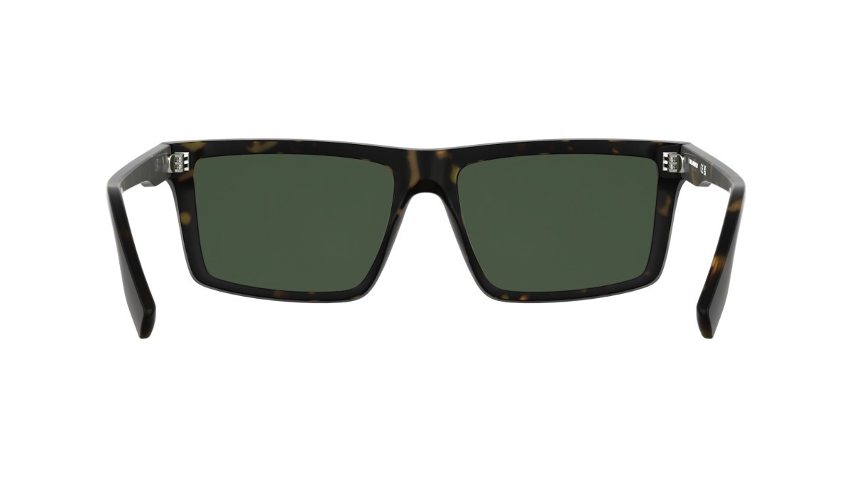 Occhiali da sole Karl Lagerfeld KL6225S (242) colore dark tortoise matte forma rettangolare lenti solid green