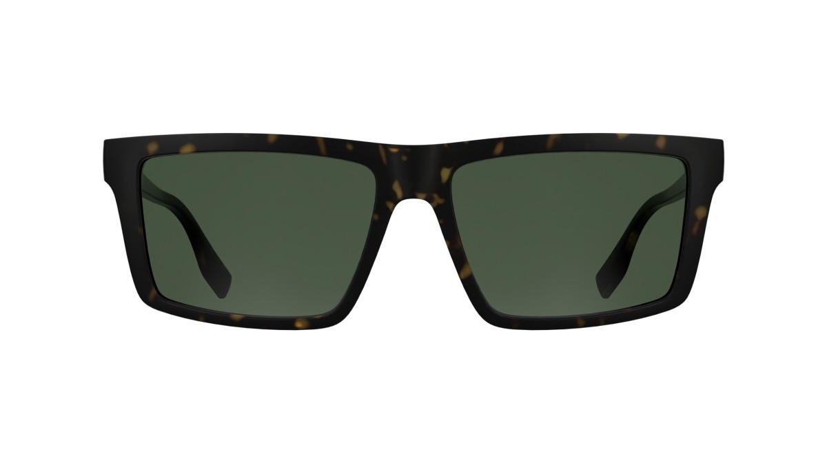 Occhiali da sole Karl Lagerfeld KL6225S (242) colore dark tortoise matte forma rettangolare lenti solid green