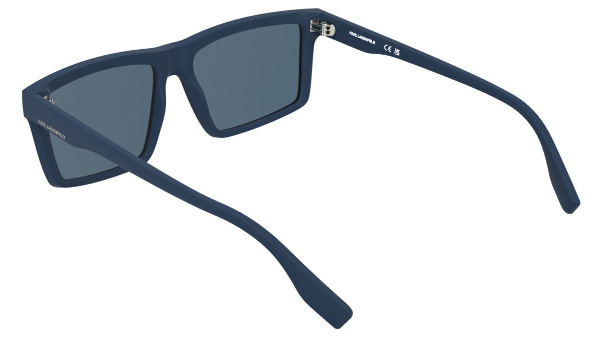 Occhiali da sole Karl Lagerfeld KL6225S (400) colore blue forma rettangolare lenti solid blue