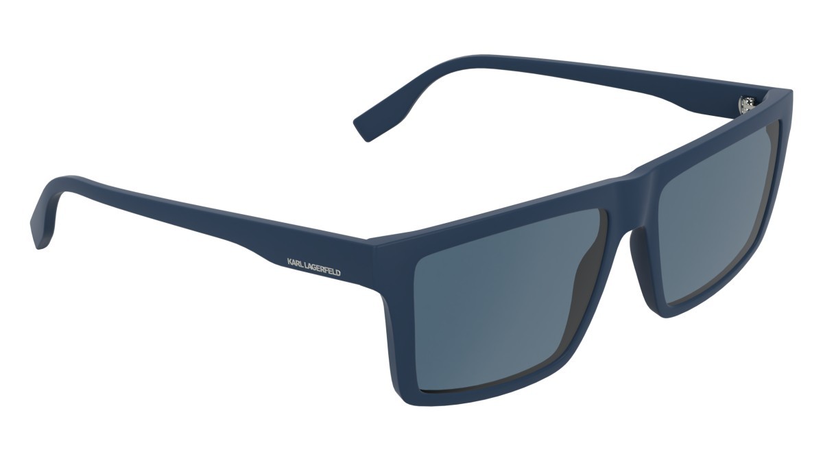 Occhiali da sole Karl Lagerfeld KL6225S (400) colore blue forma rettangolare lenti solid blue