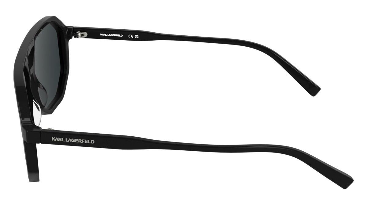Occhiali da sole Karl Lagerfeld KL6226S (001) colore black forma navigator lenti grey