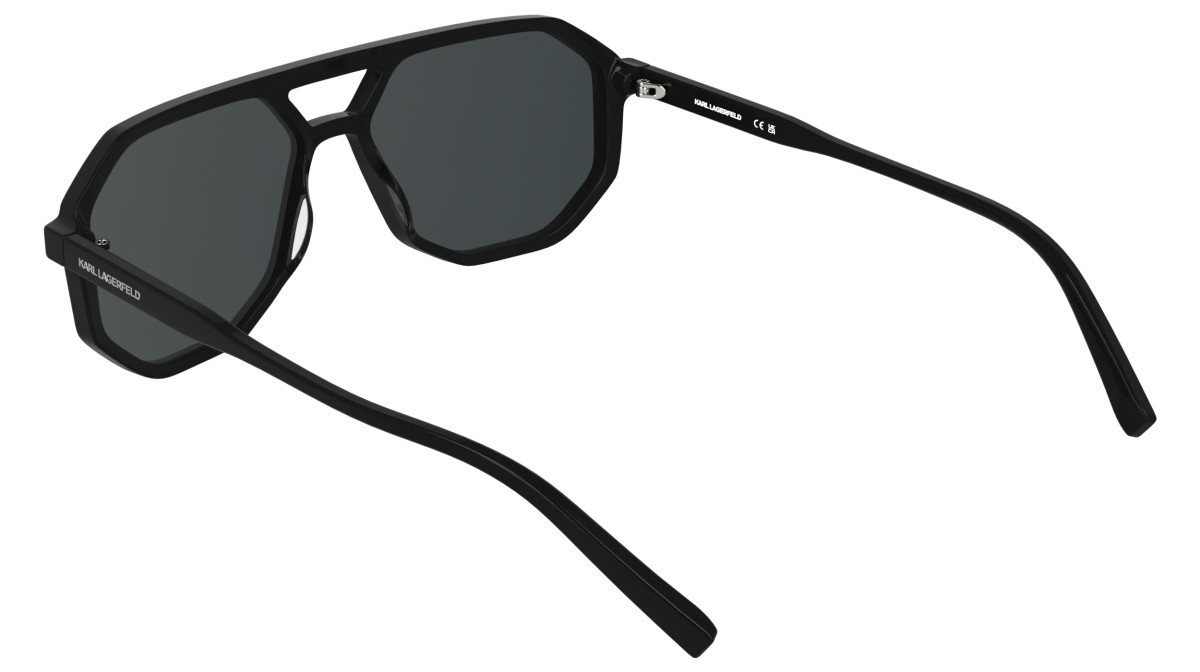 Occhiali da sole Karl Lagerfeld KL6226S (001) colore black forma navigator lenti grey