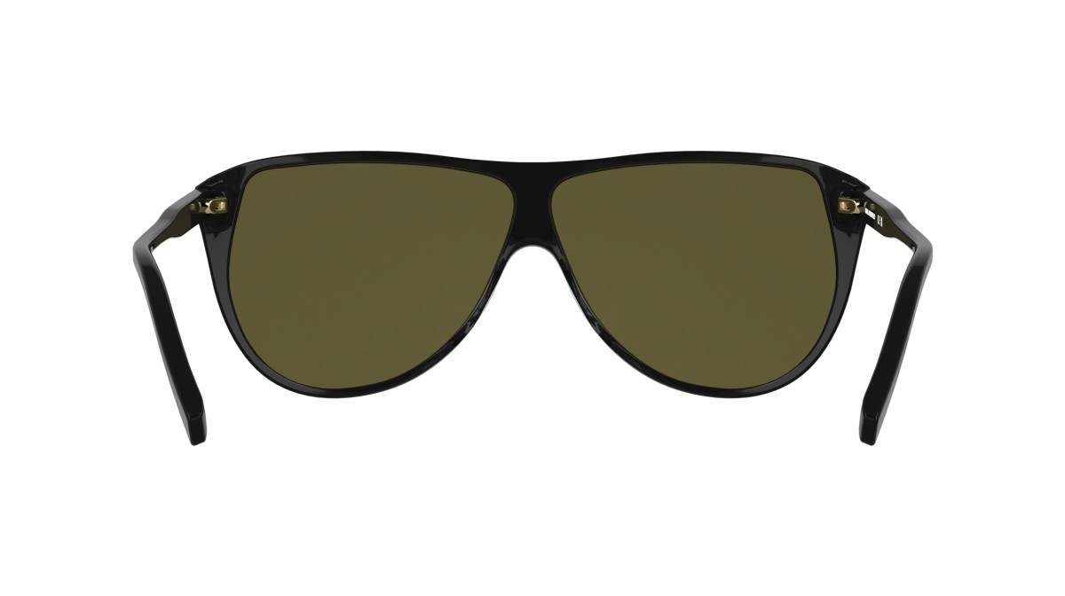 Occhiali da sole Karl Lagerfeld KL6227S (001) colore black forma aviator lenti solid brown