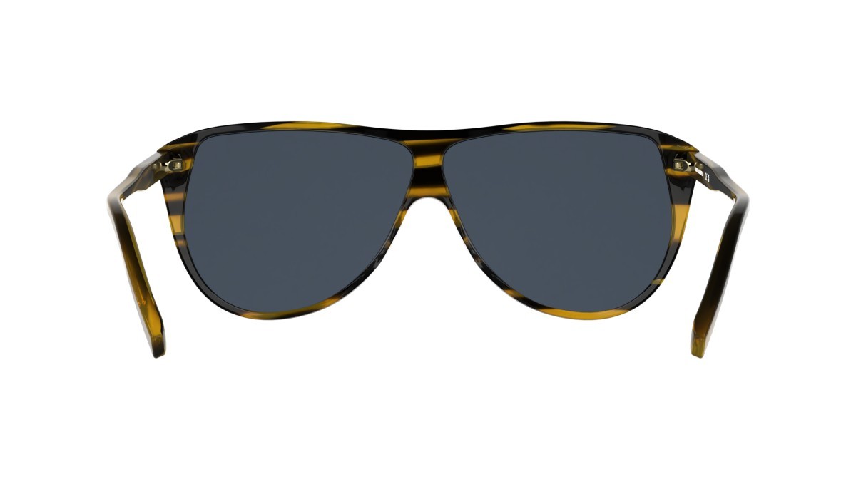 Occhiali da sole Karl Lagerfeld KL6227S (008) colore striped black forma aviator lenti grey