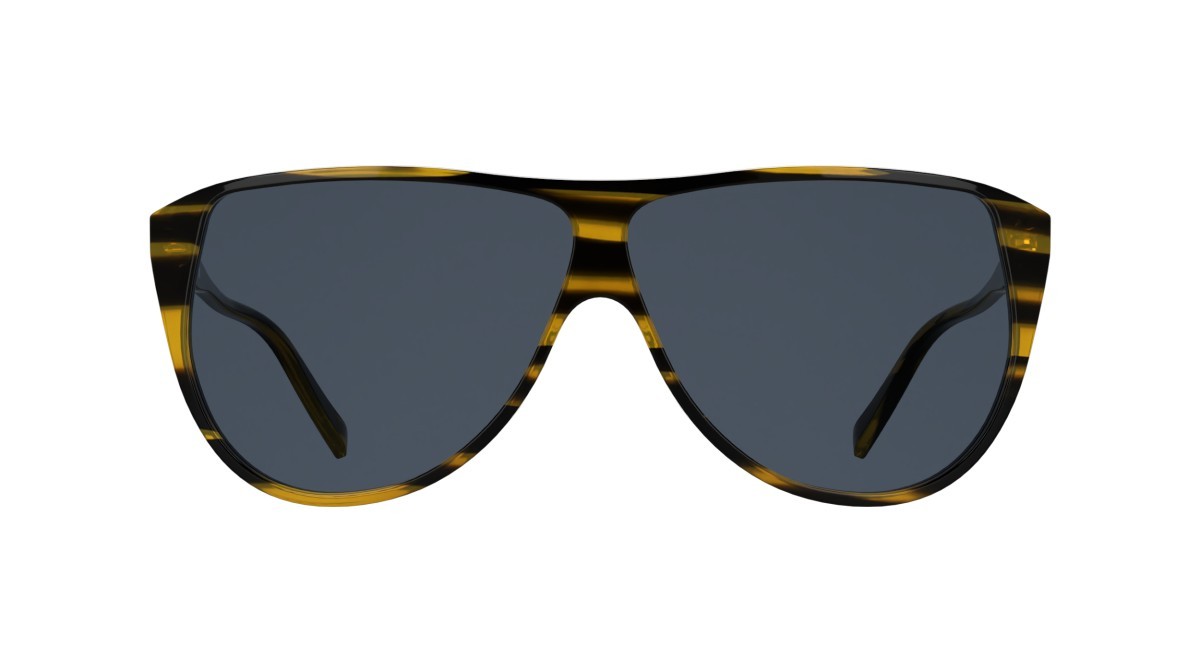 Occhiali da sole Karl Lagerfeld KL6227S (008) colore striped black forma aviator lenti grey