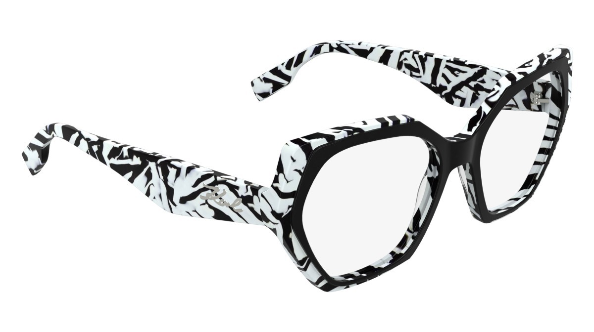 Brillen Karl Lagerfeld KL6229 (013) farbe black/marble black form pantos 