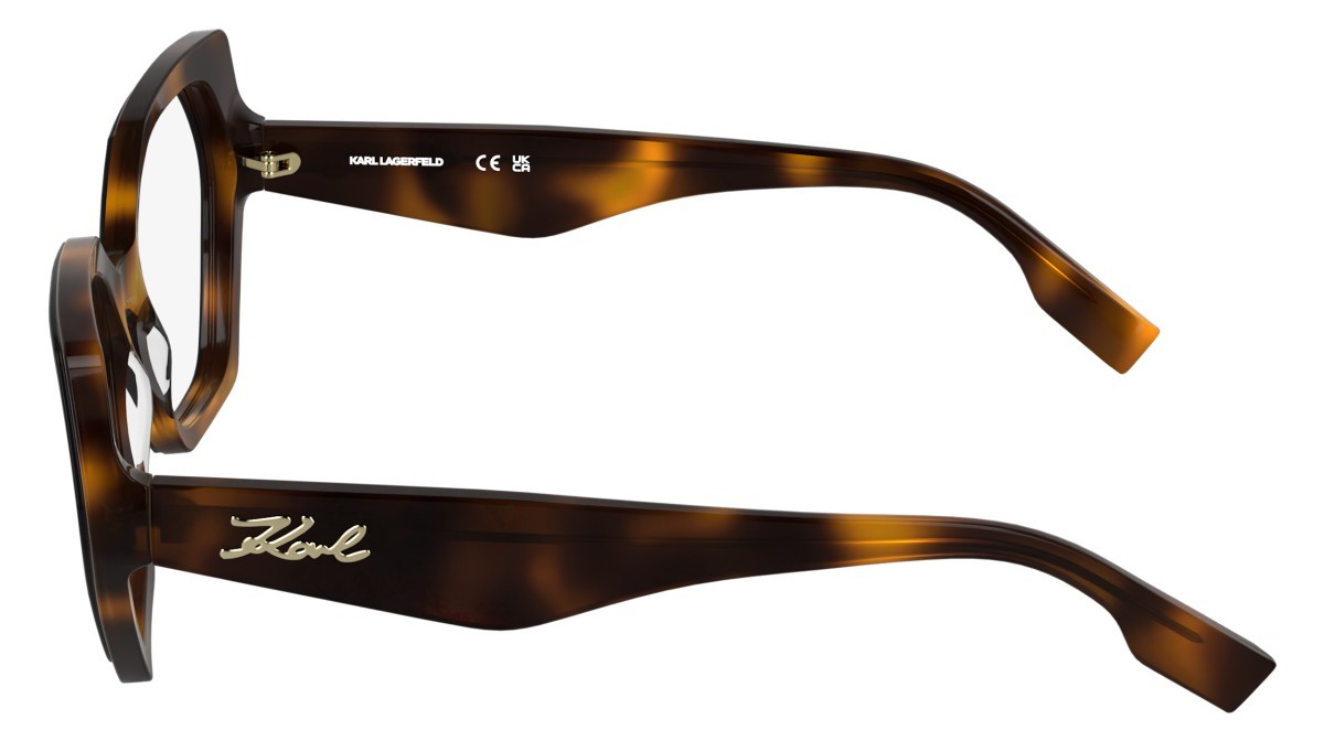 Occhiali da vista Karl Lagerfeld KL6229 (017) colore black/dark tortoise forma pantos 