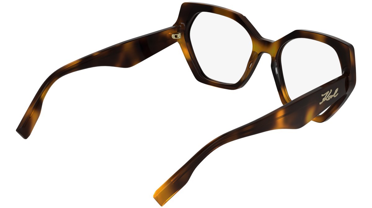 Occhiali da vista Karl Lagerfeld KL6229 (017) colore black/dark tortoise forma pantos 