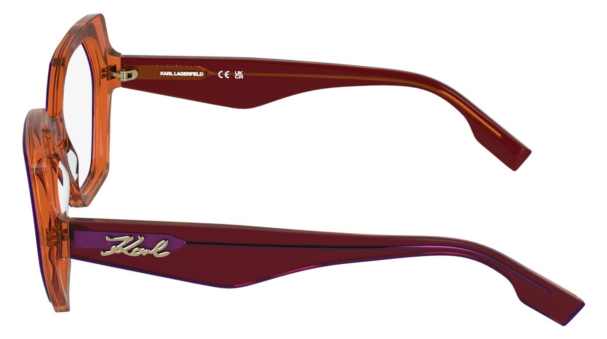 Occhiali da vista Karl Lagerfeld KL6229 (206) colore brown/caramel forma pantos 