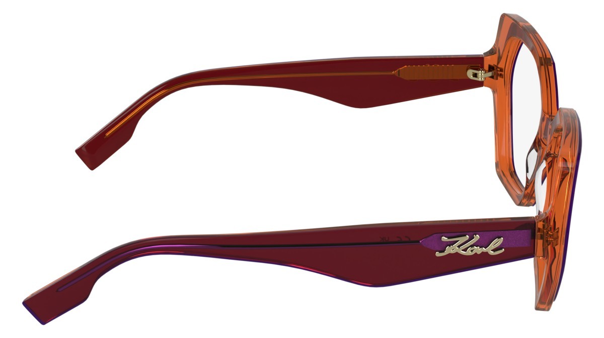 Occhiali da vista Karl Lagerfeld KL6229 (206) colore brown/caramel forma pantos 