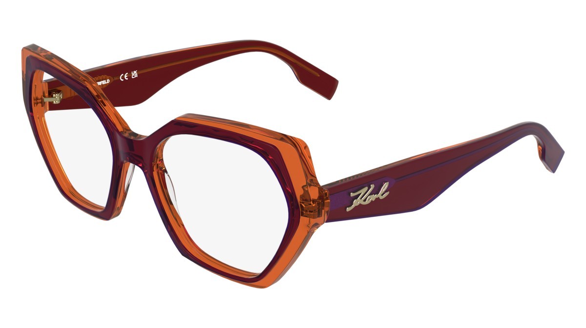 Occhiali da vista Karl Lagerfeld KL6229 (206) colore brown/caramel forma pantos 