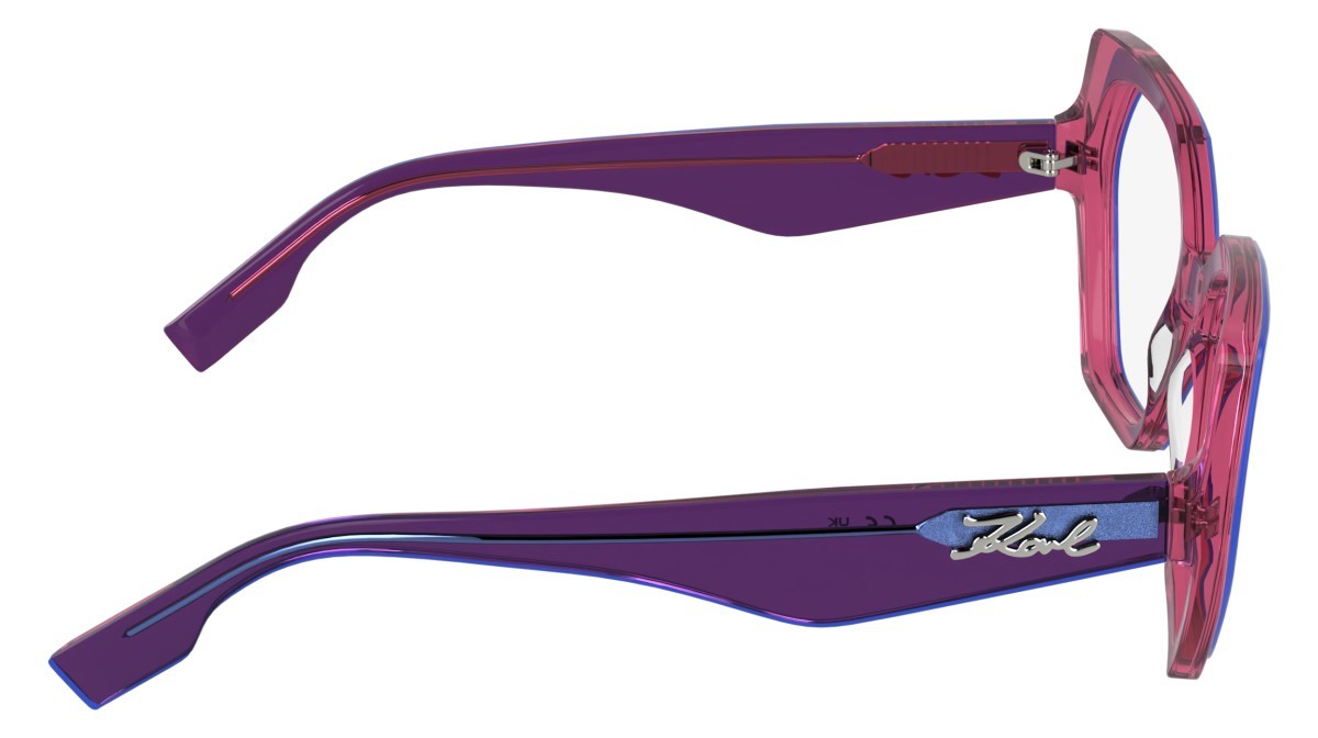 Occhiali da vista Karl Lagerfeld KL6229 (542) colore violet/rose forma pantos 