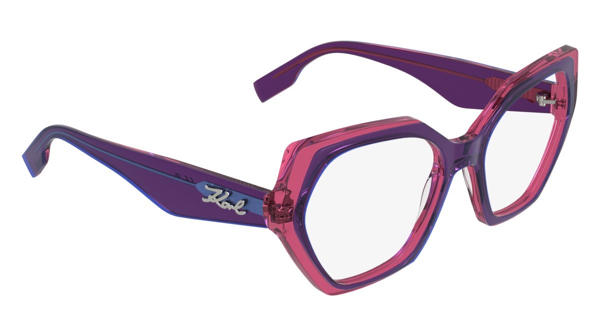 Occhiali da vista Karl Lagerfeld KL6229 (542) colore violet/rose forma pantos 
