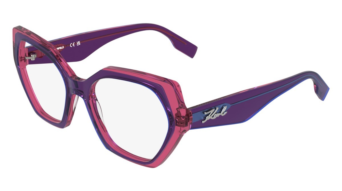 Occhiali da vista Karl Lagerfeld KL6229 (542) colore violet/rose forma pantos 