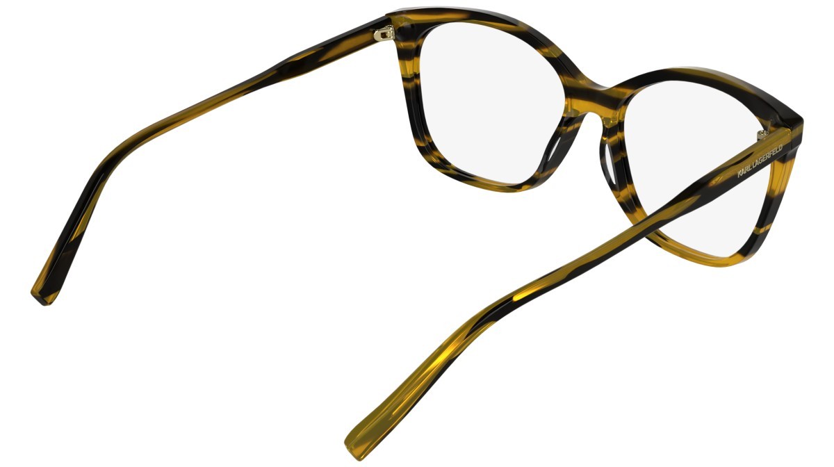 Occhiali da vista Karl Lagerfeld KL6230 (008) colore striped black forma farfalla 