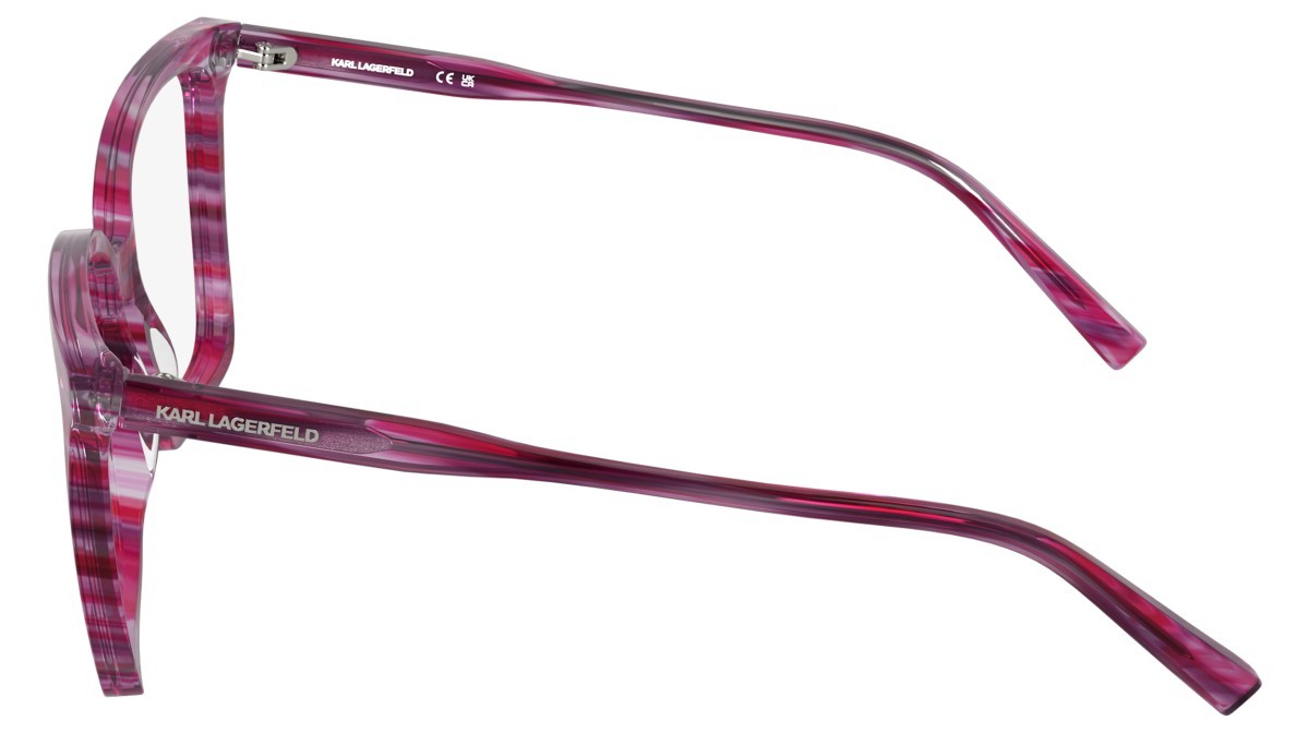 Occhiali da vista Karl Lagerfeld KL6231 (609) colore striped red forma quadrato 