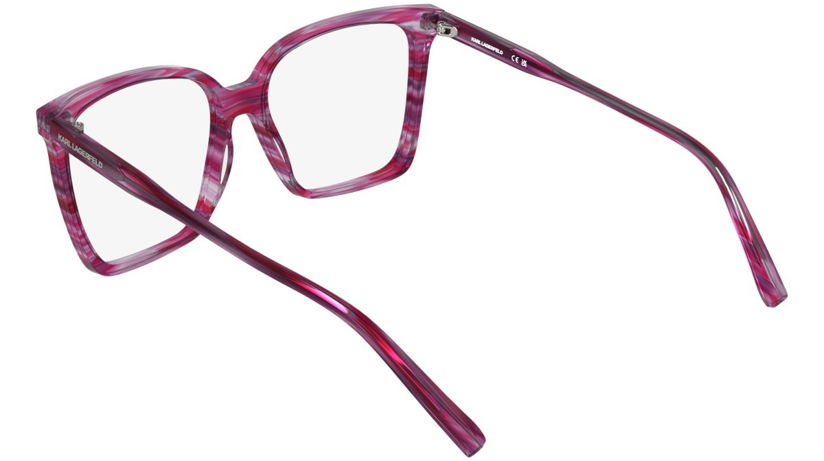Occhiali da vista Karl Lagerfeld KL6231 (609) colore striped red forma quadrato 
