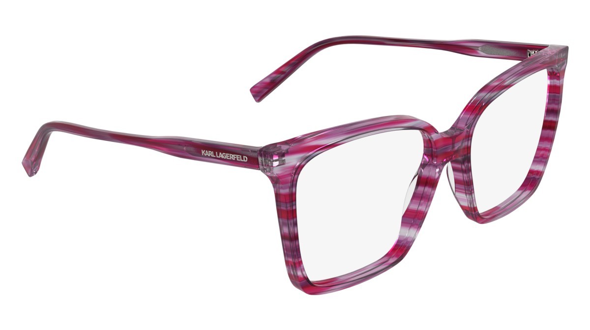 Occhiali da vista Karl Lagerfeld KL6231 (609) colore striped red forma quadrato 