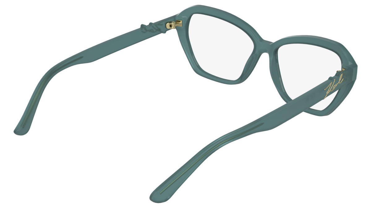 Occhiali da vista Karl Lagerfeld KL6232 (320) colore teal forma pantos 