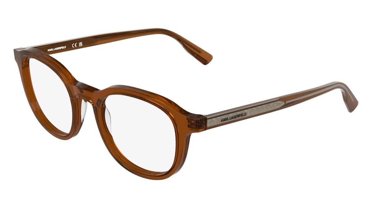 Occhiali da vista Karl Lagerfeld KL6235 (216) colore caramel forma pantos 