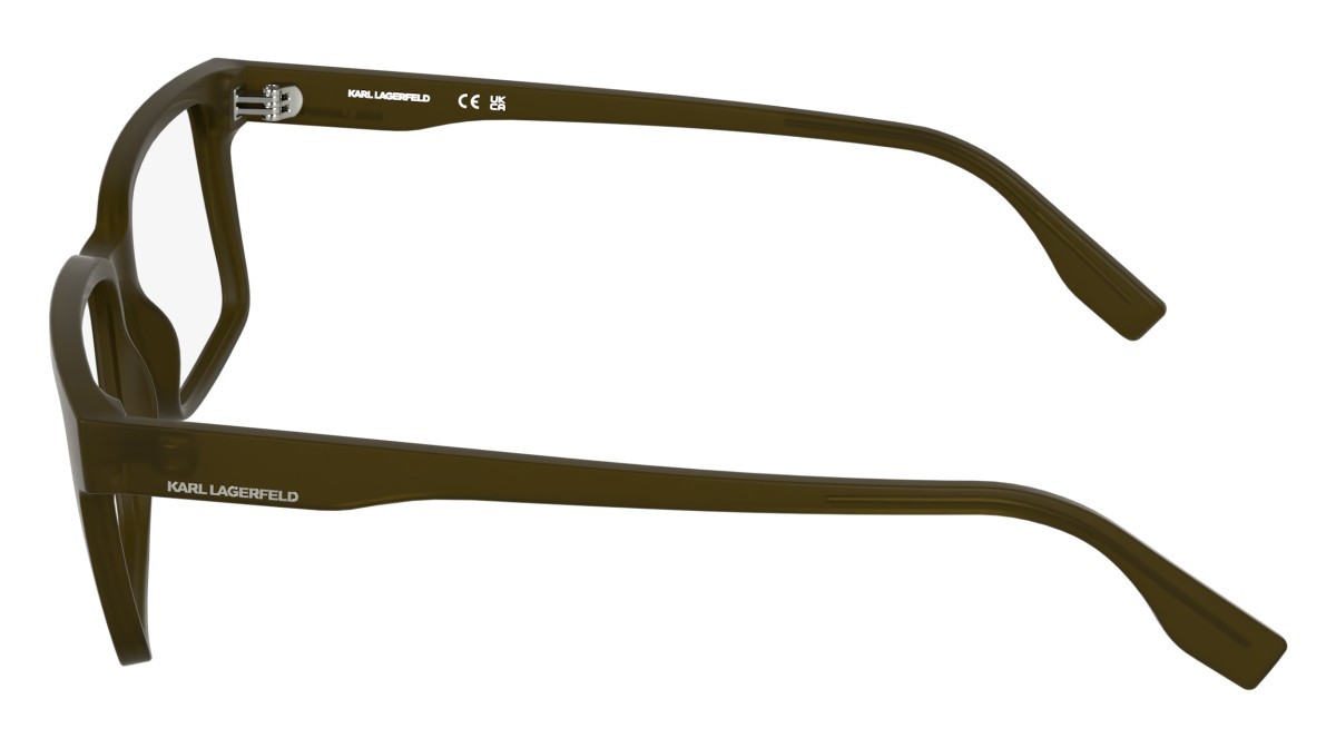 Occhiali da vista Karl Lagerfeld KL6236 (275) colore matte khaki forma rettangolare 