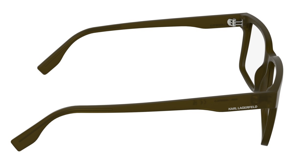Occhiali da vista Karl Lagerfeld KL6236 (275) colore matte khaki forma rettangolare 