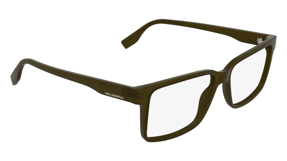 Occhiali da vista Karl Lagerfeld KL6236 (275) colore matte khaki forma rettangolare 