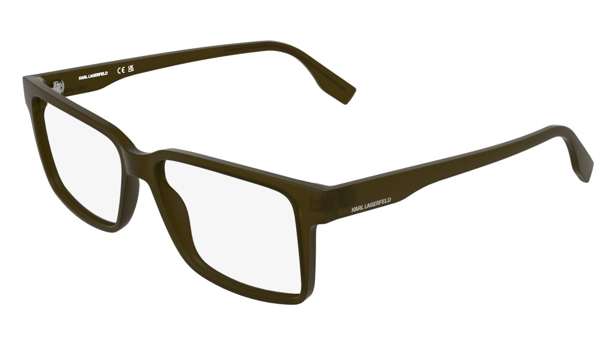Occhiali da vista Karl Lagerfeld KL6236 (275) colore matte khaki forma rettangolare 