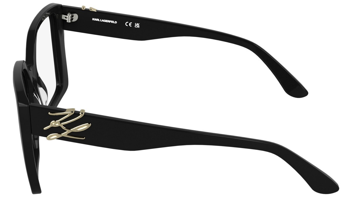 Eyeglasses Karl Lagerfeld KL6241 (001) color black shape rectangle 